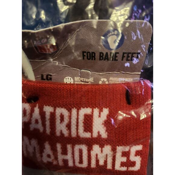 Patrick Mahomes MVP Player KC Chiefs NFL Mens Large Crew Socks Kansas City - Picture 4 of 5